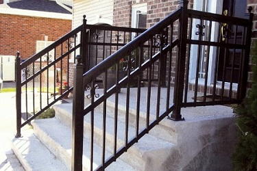 Rampe en aluminium installée à Terrebonne